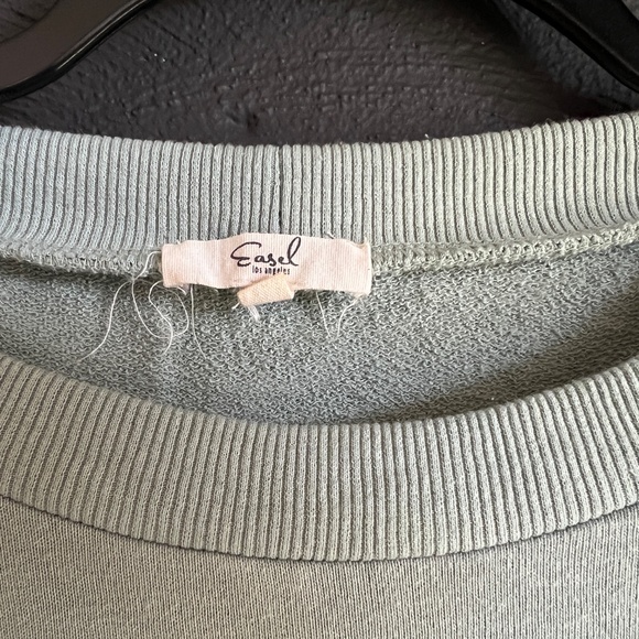 Adorable Stitched Top - Neon pink, maroon, cream, sage green - Picture 4 of 4